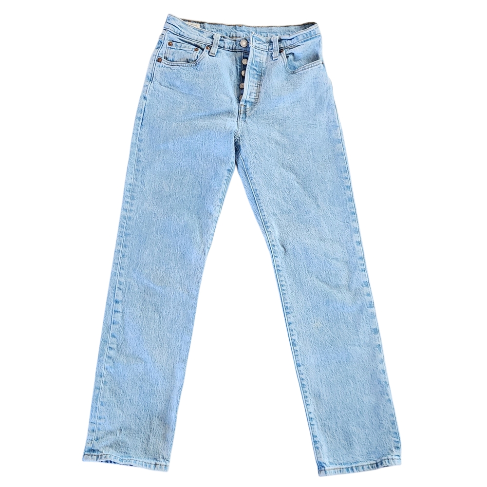 Levi's Premium Women's 501 Straight Leg Jeans 25x28 - Picture 3 of 10
